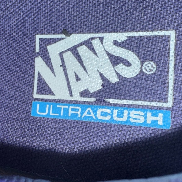 RARE VANS Ultracush Old Skool Purple Lightweight PRO Skateboarding Shoes - Picture 5 of 6